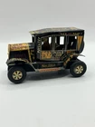 Vintage MAR Toys Japan Old Jalopy Tin Litho Car Toy Comic Folk Art Automobile