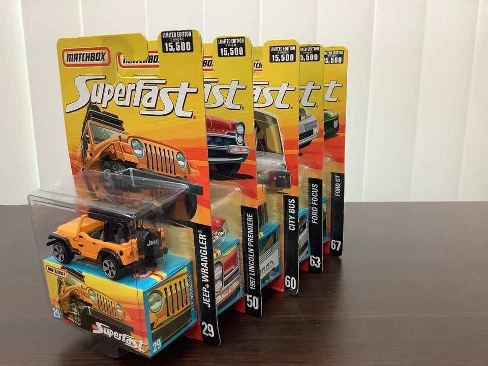 LOT of 17 Matchbox  2005-2006 Superfast 75 1/64 Diecast Cars NIP Limited Edition - Image 3 of 4