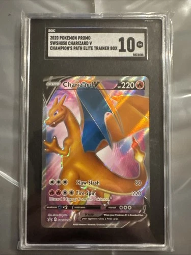 Charizard V SWSH050 SWSH: Sword & Shield Promo Cards Holo SGC 10