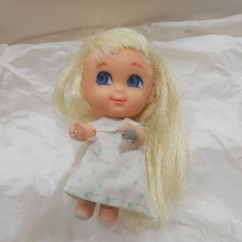 VINTAGE 1966 MATTEL LIDDLE KIDDLES  Surfy Blonde Hair Blue Eyes