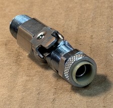 Brass Quick Disconnect Tube Coupling 1/4" MPT x 1/4" ID X 3/8  OD Poly Tube