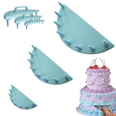 3 PCS Cake Arch Guide Tools,Ruffle Piping Guide,for Evenly Spaced Piping for ...