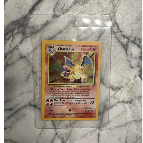 Pokemon TCG Charizard 4/102 Base Set Holo Rare 1999 English WOTC 🔥PSA Worthy🔥