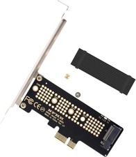 2280/2260/2242/2230 M.2 SSD NVME M Key to PCIe Adapter Card w/Heatsink Cooler...
