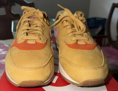 Nike Air Max 1 Premium Crepe Pack Bacon US Size 10.5 CD7861 700 Wheat Gold Rust