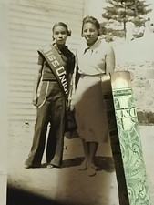 Hbcu College*1937* MISS VIRGINIA UNION * CLARA* FIELD DAY