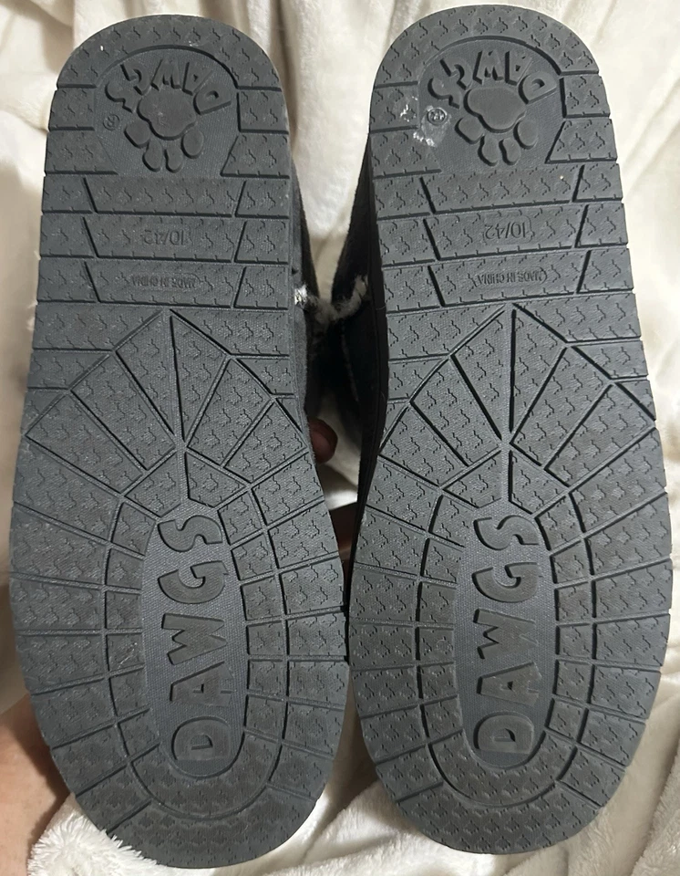 Dawgs Gris Ahumado Imitación Gamuza Imitación Piel Vellón Forrado Invierno Botines Zapatos Talla 10 Foto 3 de 4