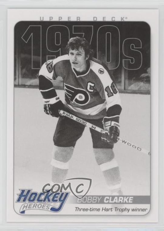 2012-13 Upper Deck Hockey Heroes 1970s Bobby Clarke #HH28 HOF 0an5