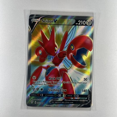 Scizor V 183/189 Darkness Ablaze Pokemon NM Buy 2+ Save Up To 15%