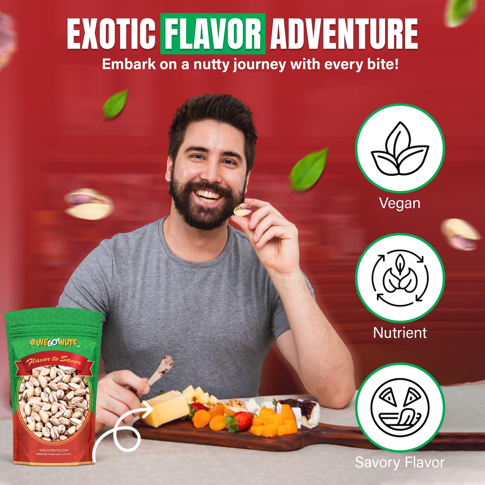 Turkish Antep Pistachios - 2.5 lbs (40oz) Premium Quality Roasted Pistachios ...