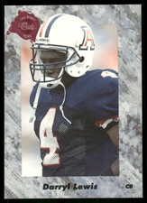 1991 Classic Draft Picks #134 Darryll Lewis Rookie RC Auburn football card. rookie card picture