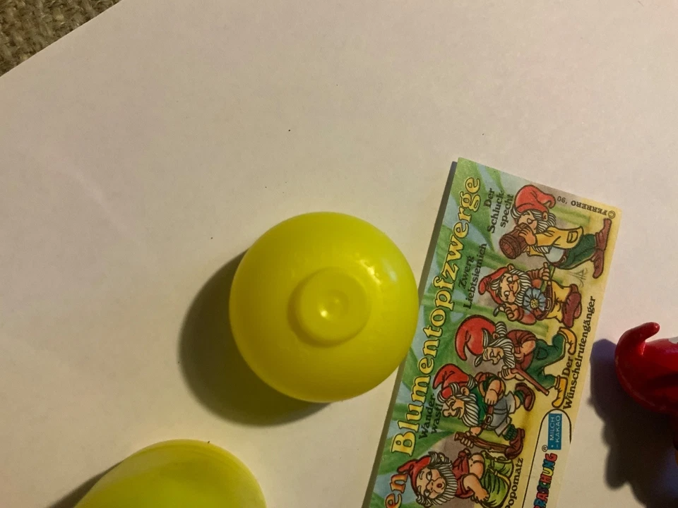 Original Variante Sammlungsauflösung Zwerg im original Ei Kennung 1990 u. Bpz - Bild 2 von 3