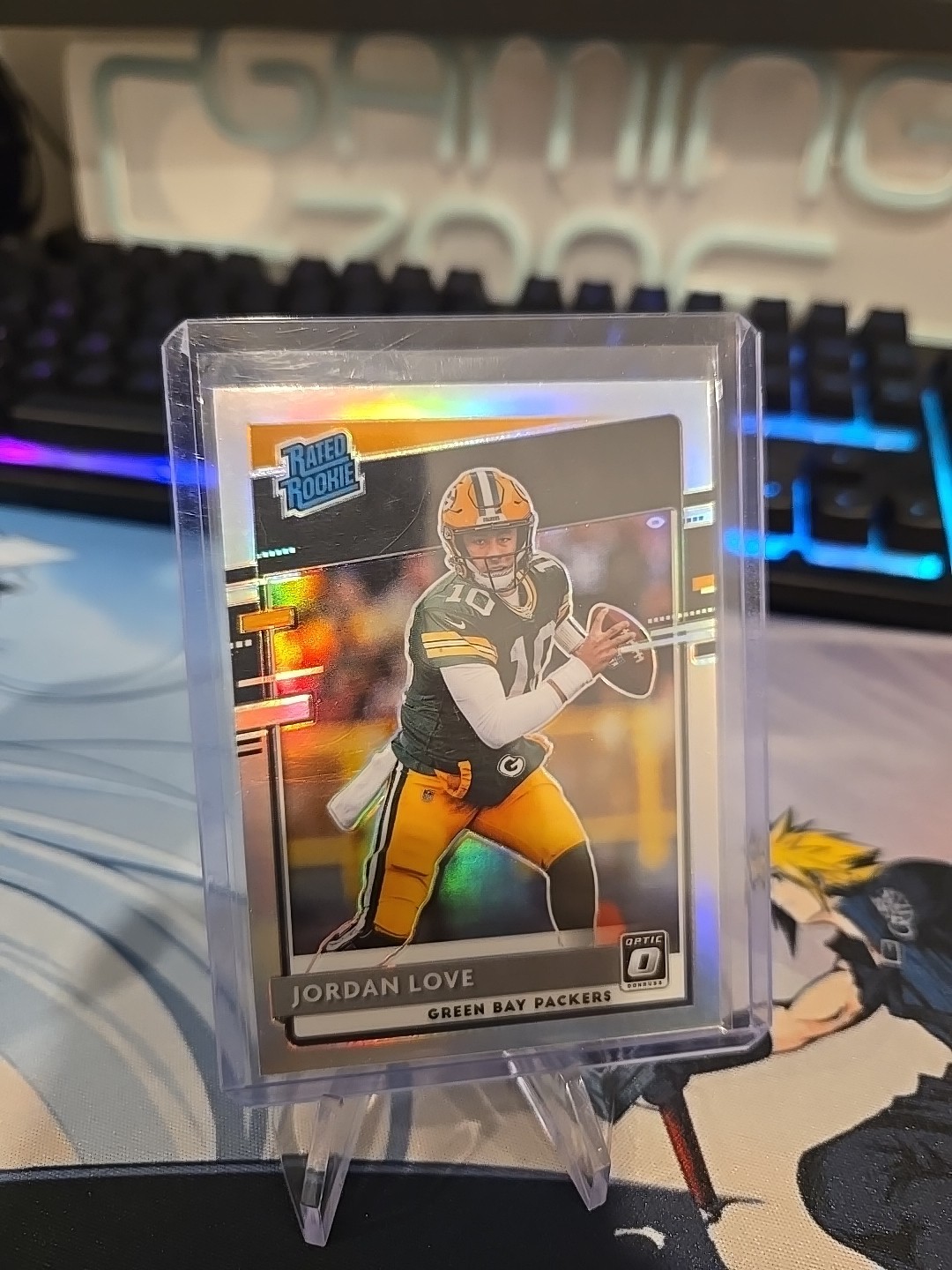 2020 Panini Donruss Optic Jordan Love #154 RC Rated Rookie Holo Silver Prizm