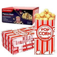 600PCS Popcorn Bags 1oz Paper Popcorn Sleeves Movie Party Bulk