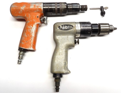 Dotco Pneumatic Drill & Cleco Screw Gun Aircraft Tool Lot