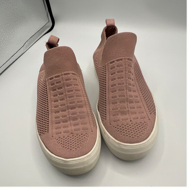 Steve Madden Daray Women's Pink Knit Slip-On Comfort Shoes Size 7.5 Fabric
