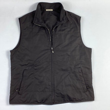 Ermenegildo Zegna Vest Mens Size 52 Dark Brown Made in Italy