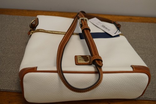 Dooney & Bourke Pebble Crossbody White NWT Retail $238 QVC A260501 - Picture 13 of 14
