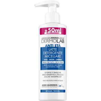 DEBORAH Dermolab Anti-Aging Reinigungsmilch 250ml Hyaluronsäure