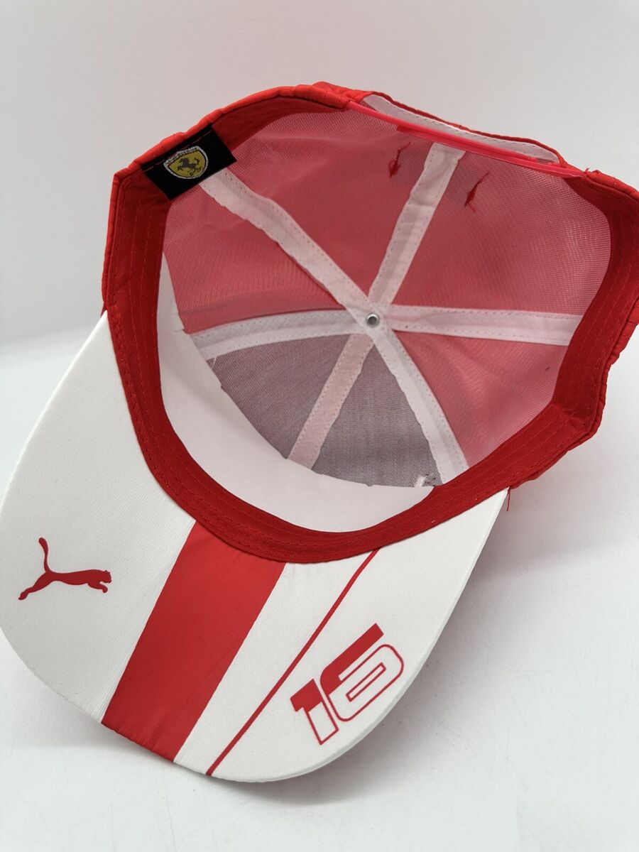 Scuderia Ferrari F1 2024 Charles Leclerc #16 Driver Hat Red Scuderia Ferrari F1 2024 Charles Leclerc #16 Driver Hat Red
