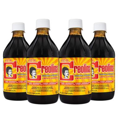 Creolina Rex All Purpose Cleaner 16 Fl Oz Pack of 4 Effective Odor Eliminator