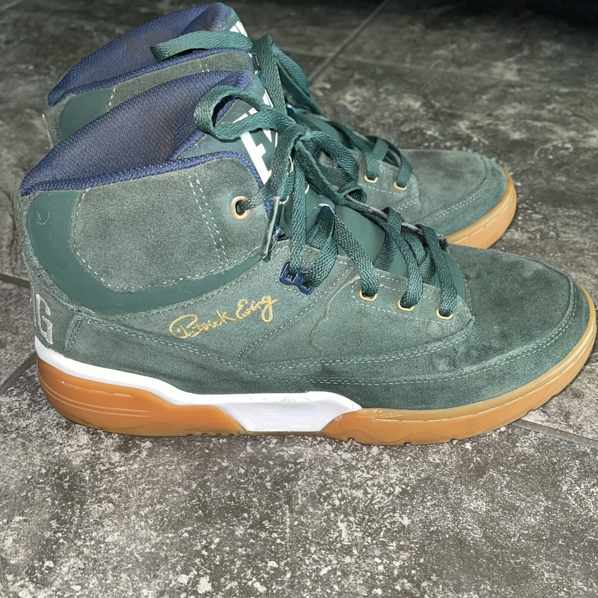 Green shop bottom shoes
