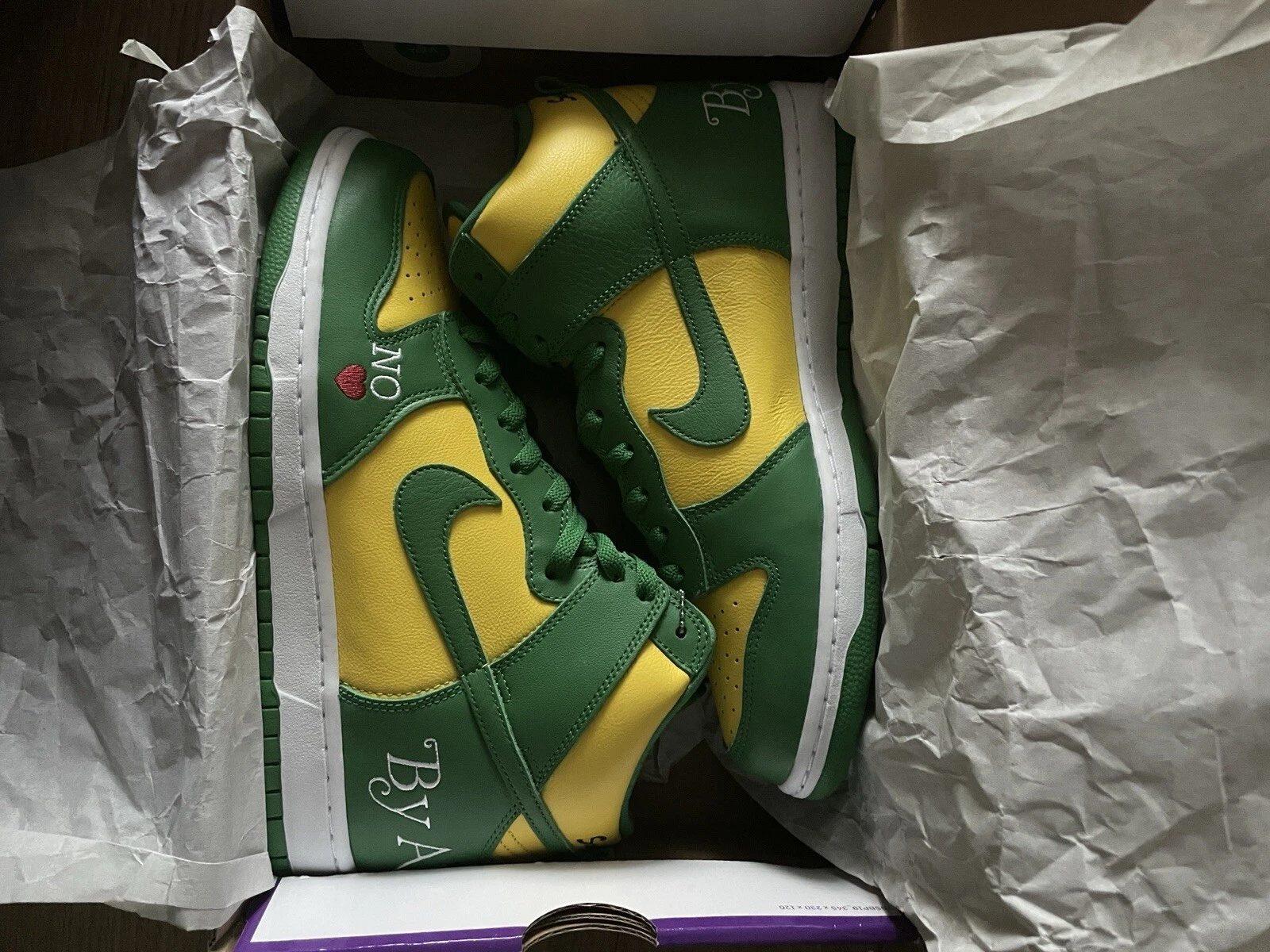 Taille 9   Nike Supreme x Dunk SB High par tous les moyens   Brésil