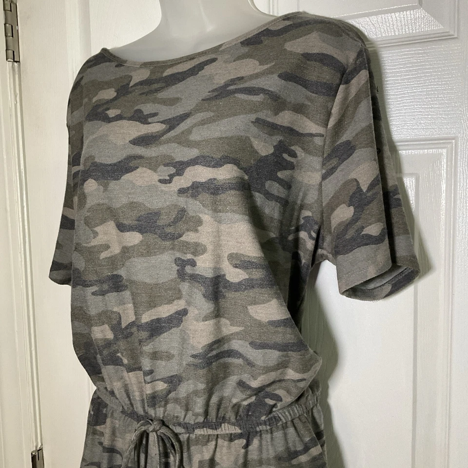 Mameluco camuflaje camuflaje verde bolsillos ropa de salón ligera talla 3XL bolsillos Foto 3 de 4