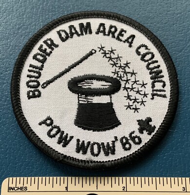 1986 BOULDER DAM AREA COUNCIL Boy Scout Pow Wow PATCH BSA CO Scouting Badge