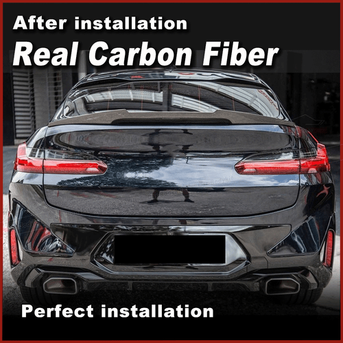 Spoiler posteriore in carbonio demolito spoiler ala labbro adatto per BMW X4 G02 18-22 - Foto 2 di 13