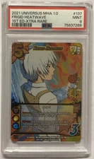 2021 My Hero Academia Frigid Heatwave XR 1st Edition PSA 9 MINT CCG