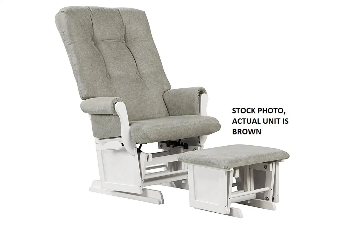 Multiposition glider best sale and ottoman