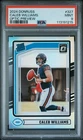 2024 PANINI DONRUSS 327 CALEB WILLIAMS OPTIC PREVIEW SILVER PRIZM RC PSA 9 MINT