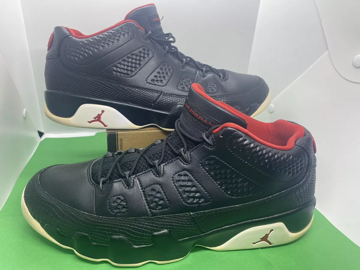 Nike Air Jordan 9 IX Retro Low Snakeskin Bred 832822 001 men s