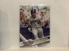 #588 Kirk Nieuwenhuis Milwaukee Brewers 2017 Topps Series 2 Baseball Card MY