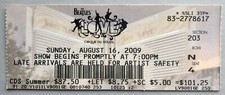 2009 Cirque du Soleil Love Ticket Stub 8/16/09 - Treasure Island, Las Vegas NV.