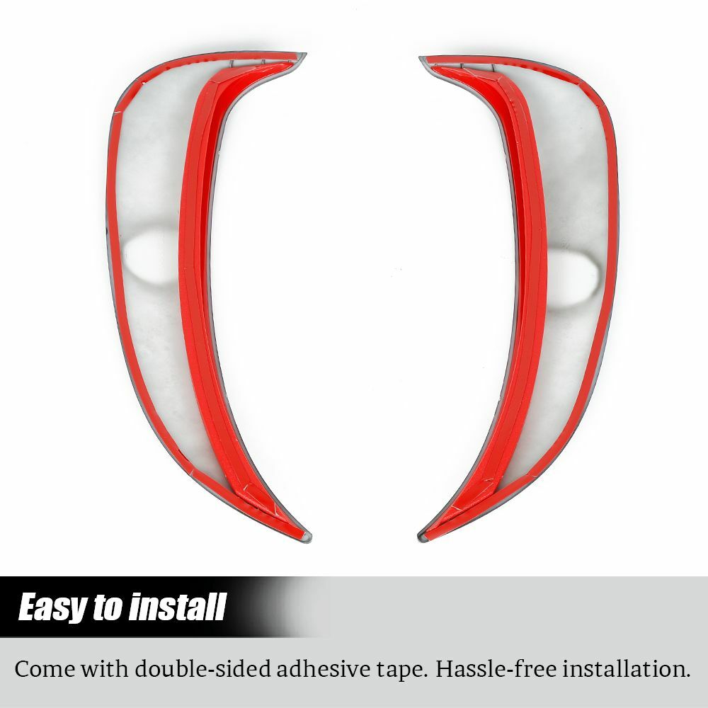 4X Front & Rear Fender Panel Side Body Flare Scoops Trim for Dodge Charger 2011+