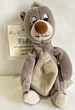The Disney Store The Jungle Book Baloo 8  Mini Bean Bag Plush Vintage with Tag