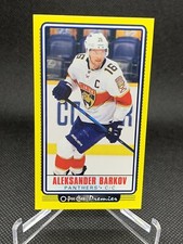 2021-22 O-Pee-Chee Hockey - ALEKSANDER BARKOV OPC Premier Tallboys YELLOW Border