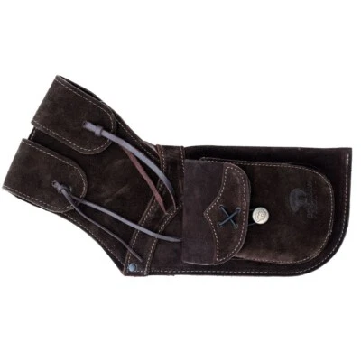 Bearpaw Holsterköcher Seitenköcher Wildleder Dunkel Braun RH LH Pfeilköcher