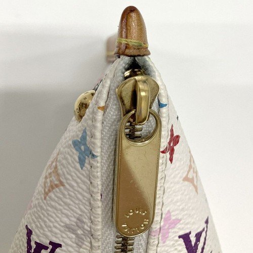 Louis Vuitton Berlingo Coin Case M58028 Monogram Multicolor Blanc Authentic - Picture 7 of 8