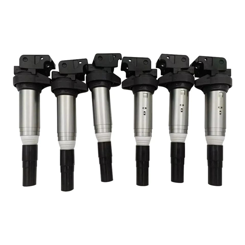 Bobina de encendido metálica Delphi OEM de 6 piezas para BMW X3 X5 325 335 535 12138616153 Foto 2 de 4