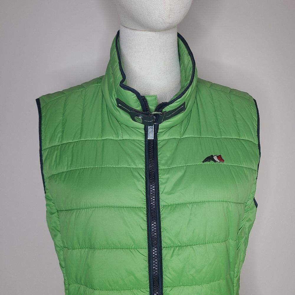 Equiline Green Lightweight Puffer Vest Size XL View 2