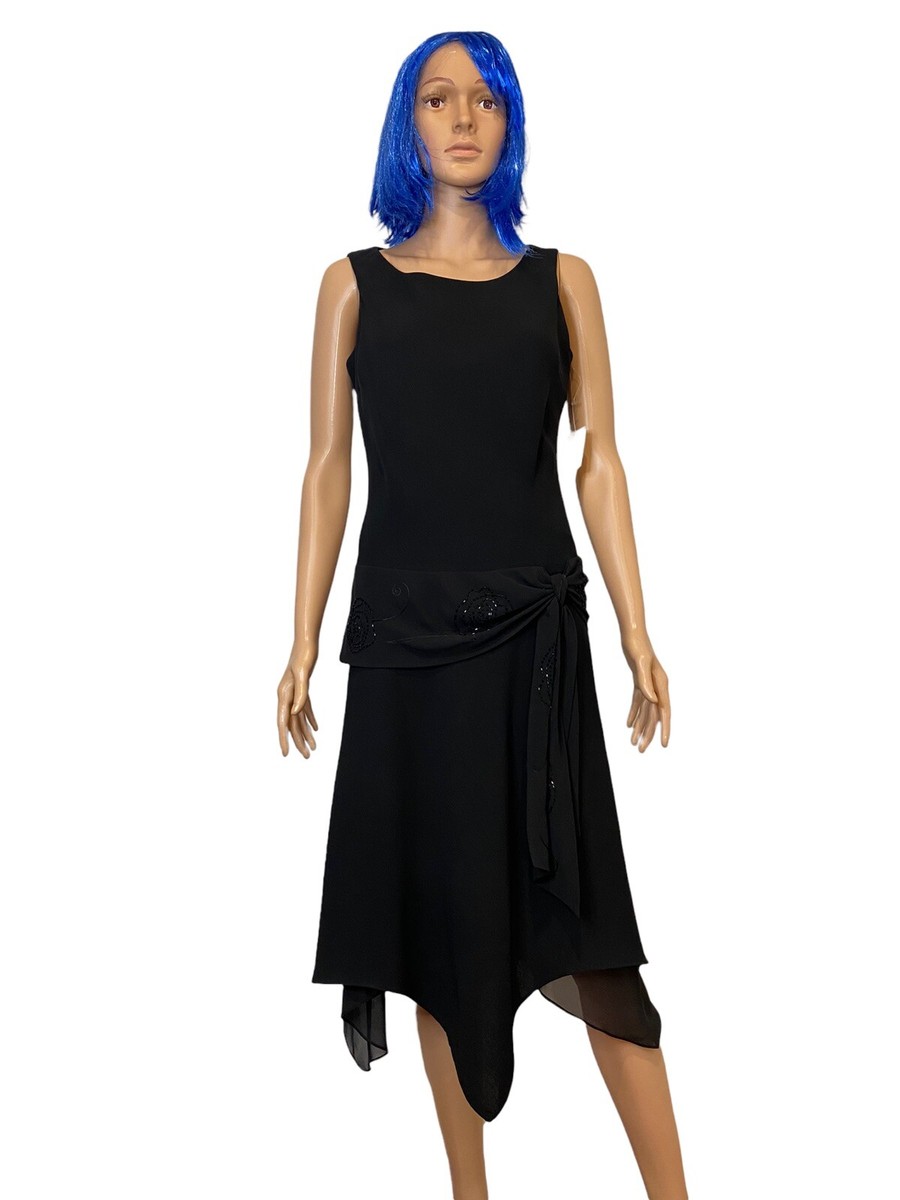 blue dress for baby girl 1990s Vintage Black Asymmetrical Midi Dress by Evan-Picone, Small to M –  Leslie Courreges