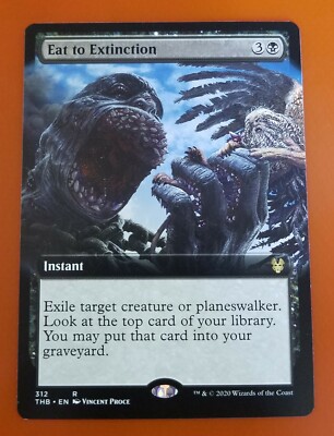 mtg eat the card to Extinction Extended Foil 1x Eat to Extinction |