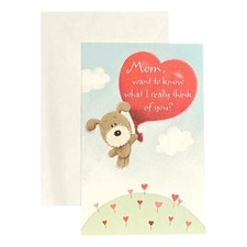 Valentines Day Greeting Card for Mom - Mom, want to know what I really think of