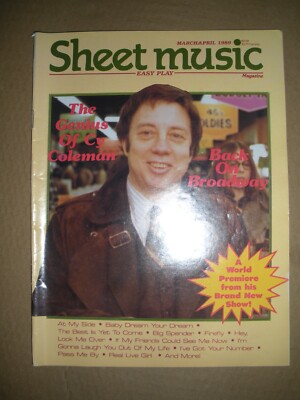 Sheet Music Magazine: Mar/Apr '89 ... Vol. 13 No.2 ... Easy Play  ... Cy Coleman