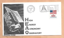 HEAO LAUNCH AUG 12,1977 KSC CENTENNIAL COVERS  SPACE  COVER NASA