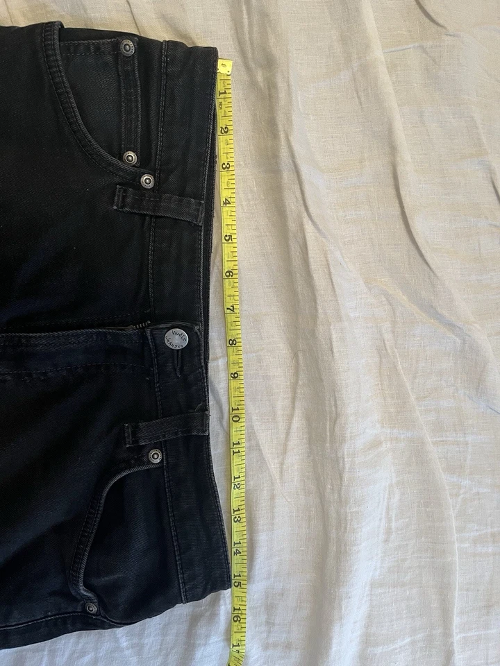 Jeans Nudie SKINNY LIN unisex negros 29x32 Foto 2 de 4