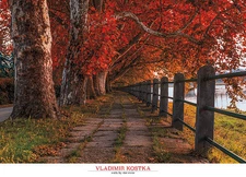 Walk by the River Vladimir Kostka Landscape Art Print 36x24 Image Conscious